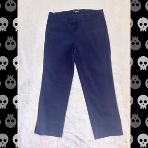 Massimo Fabbro Italy Navy Dress Pants Size 10 | Tailored Business Casual Trouser